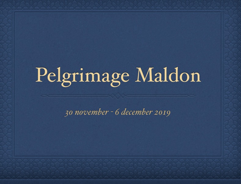 Pelgrimage Maldon